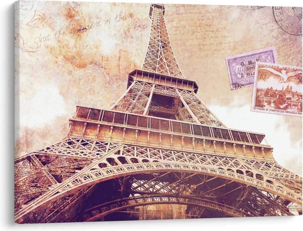 Obraz - Pohľad z Paríža (70x50 cm)
