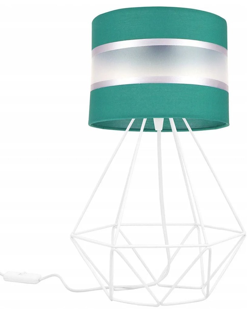 Stolná lampa Elegance, 1x textilné tienidlo (výber zo 6 farieb), (výber z 3 farieb konštrukcie)