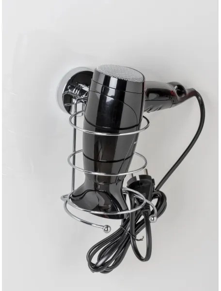 WENKO 20896100-Držiak na fén VACUUM-LOC MILAZZO 12x17 cm lesklý chróm