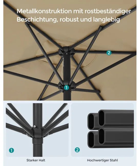 ​Záhradný slnečník GPU048K01