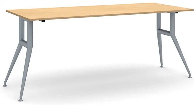 Rokovací kancelársky stôl WIDE, 180x80 cm, buk
