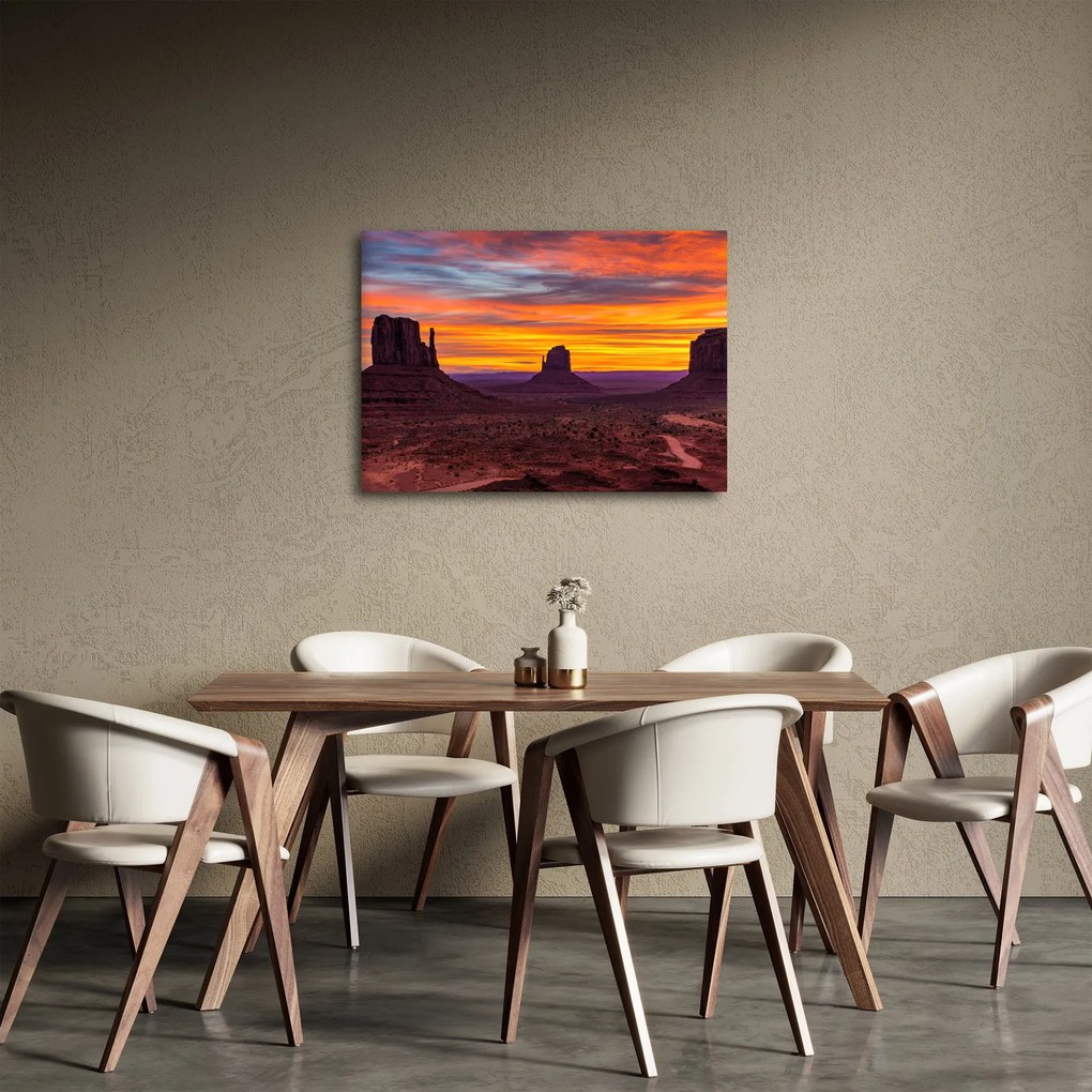 Obraz - Monument Valley v Arizone (70x50 cm)