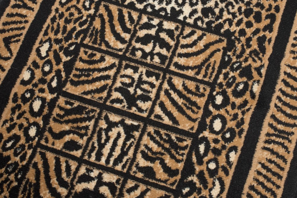 TA Koberec 6600A ČIERNY ATLAS PP Rozmer: 80x250 cm