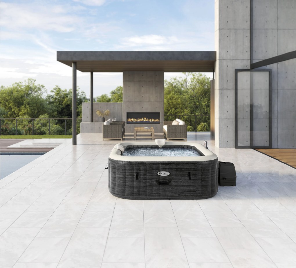Intex | Vírivý bazén Pure Spa Greystone Deluxe Bubble Spa 4 NP | 11400294