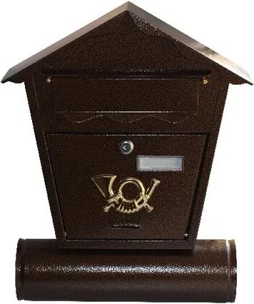 Poštová schránka Antika, hnedá