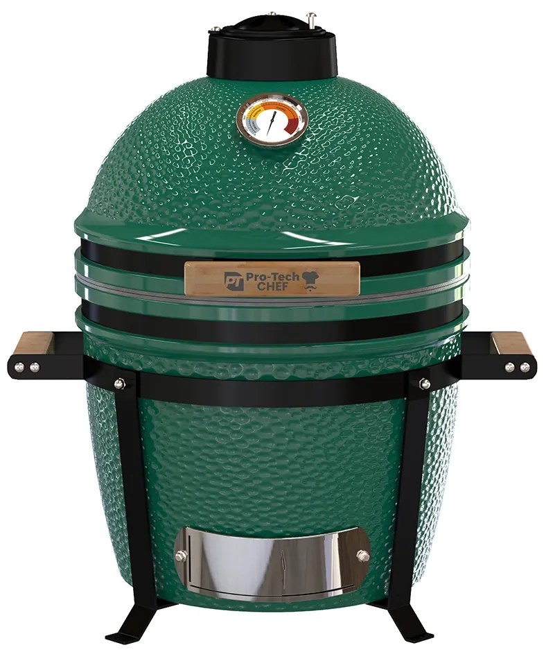 Keramický gril Kamado Egg 16T", priemer 33,5 cm, zelený