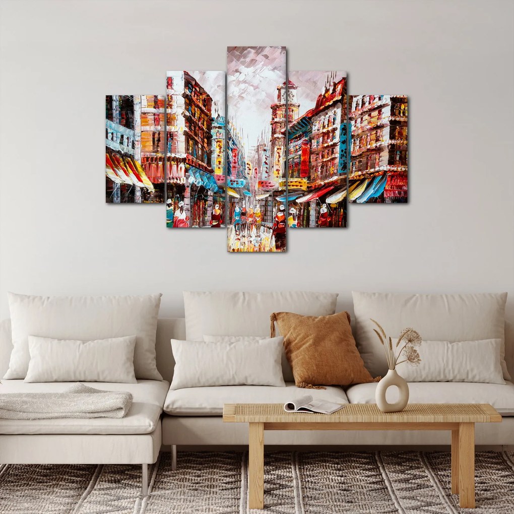 Obrázok - Hong Kong, olejomaľba (150x105 cm)