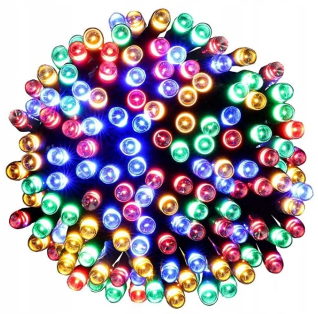 Linder Exclusiv Vianočná reťaz 600 LED Farebný