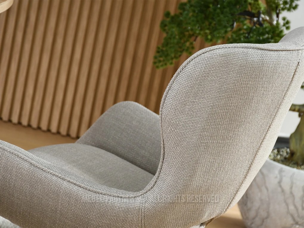 Stolička Marge (béžová + béžová). Akcia -13%. Vlastná spoľahlivá doprava až k Vám domov. 1111155