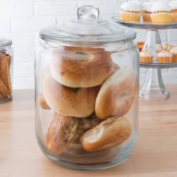 ADEO Skleněná dóza, velký objem 6,35l BISCOTTI