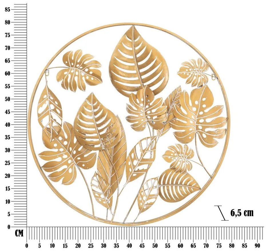 Kovová nástenná dekorácia Jungle - Mauro Ferretti