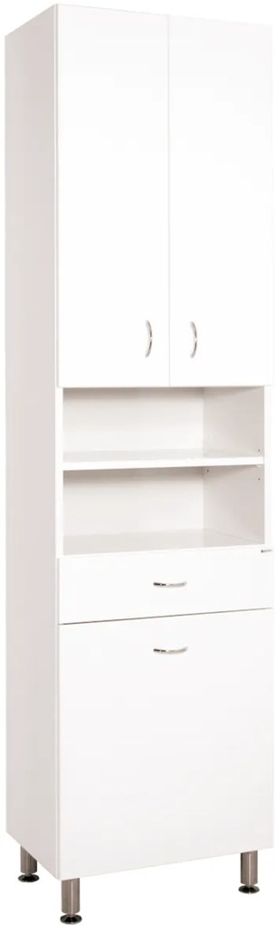 Kúpeľňová skrinka vysoká Keramia Pro 50x192x33,3 cm biela PROV50K
