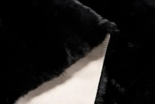 Koberec RABBIT FUR čierny