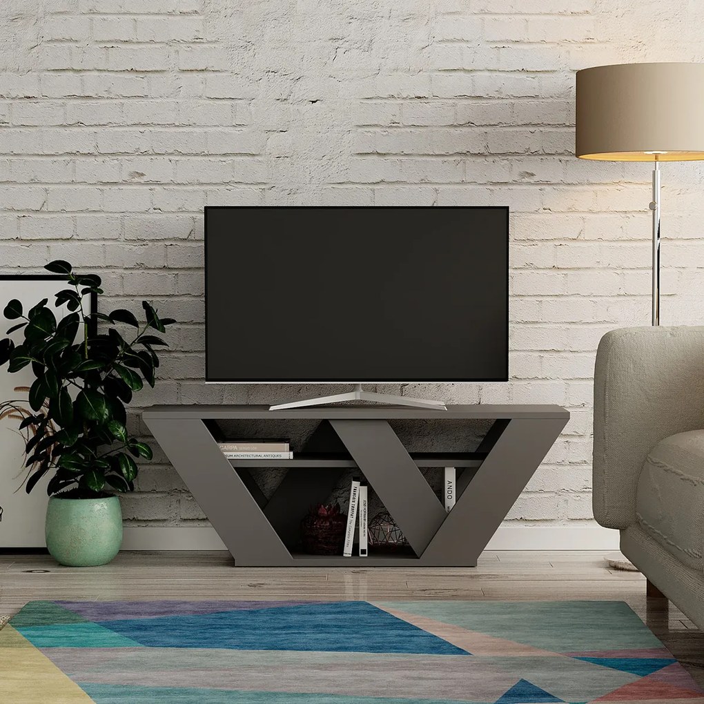TV stolík Pipralla Anthracite