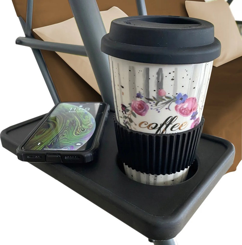 Zahradní houpačka Trappin A 170 cm hnědá