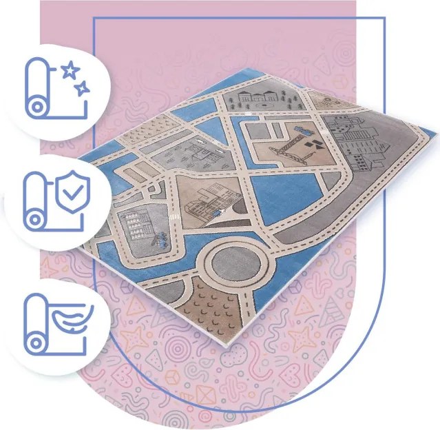 Koberec Agnella Soft Shrink Feran popol