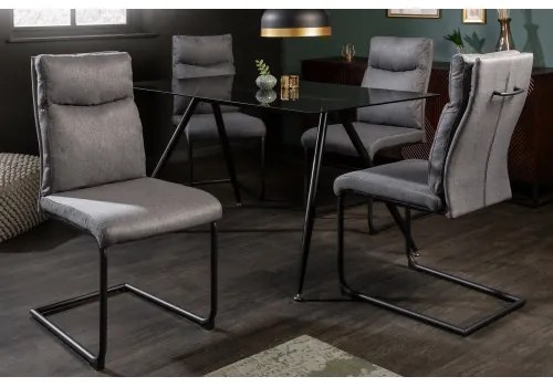 Stolička 41171 Comfort Látka Šedá  - Komfort-nábytok