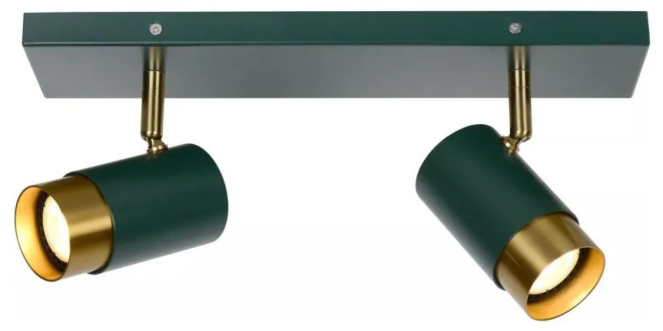 Lucide 35913/02/33 - Bodové svietidlo FLORIS 2xGU10/40W/230V zelená