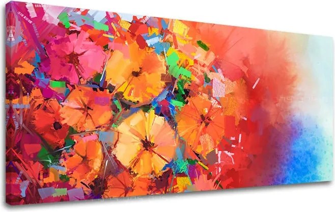 Obraz na stenu PANORÁMA KVETY KV062E13 - 70x140 cm