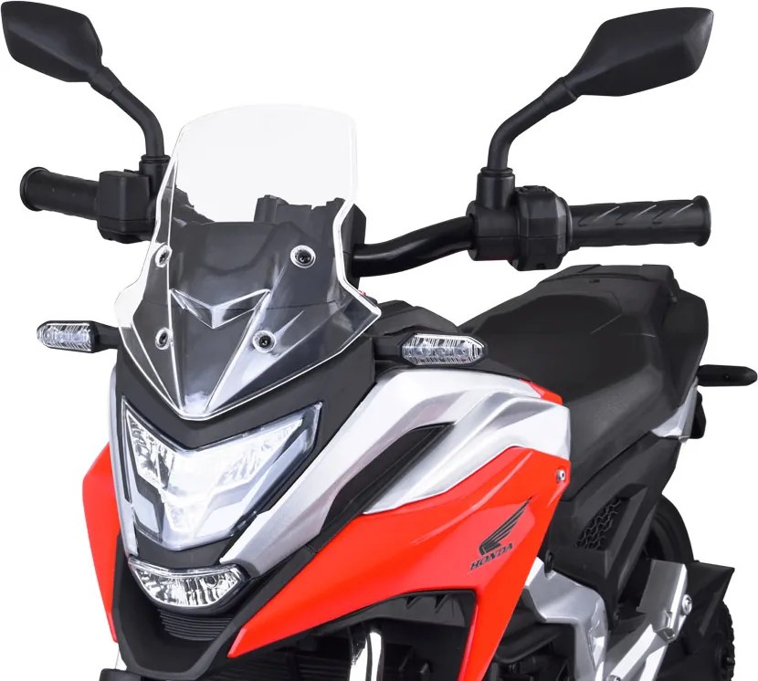JOKOMISIADA Elektrická motorka na batériu pre deti HONDA NC750X so zvukmi červená PA0314