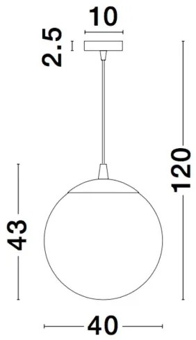 Retro luster Ficato 40 číra