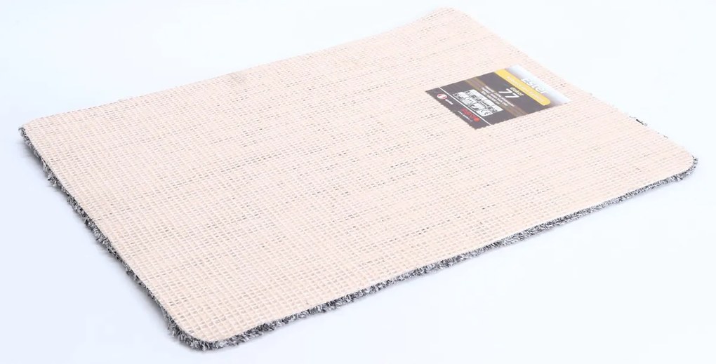 Spoltex, Koberec metráž Ester / 77 Šedá, na mieru, šíře 5m, šedá, ab (mriežka), chodba / predsieň