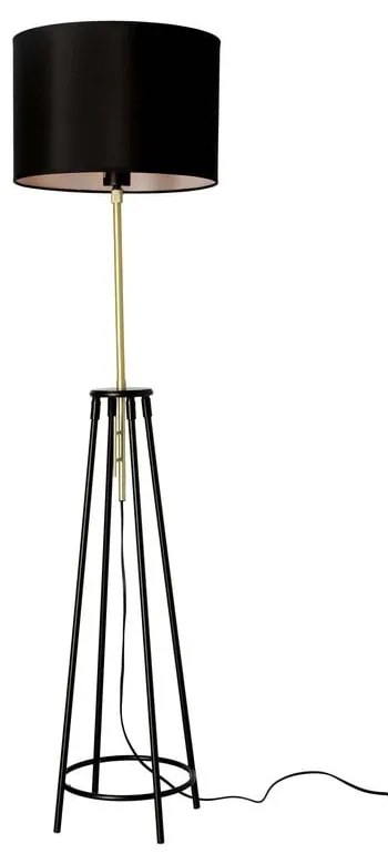 Čierna stojacia lampa (výška 154 cm) Tegola - Candellux Lighting