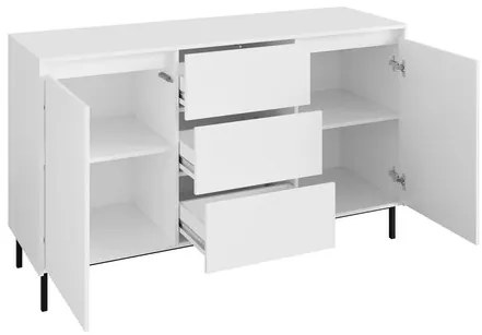 Komoda Samker 2D3SZ, Farby: čierna