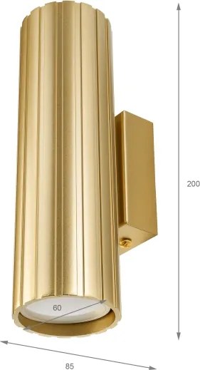 Brilagi - Nástenné svietidlo CRISPINA 2xGU10/10W/230V 20 cm zlaté