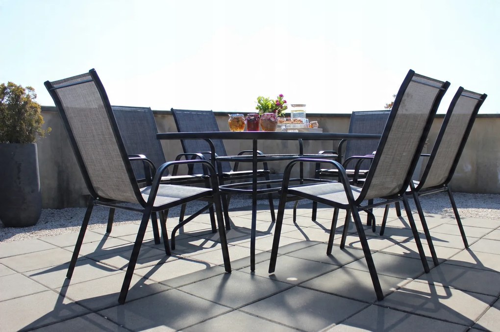 Garden Line PRAVOUHLÝ ZÁHRADNÝ STÔL 150 x 90 x 70 cm