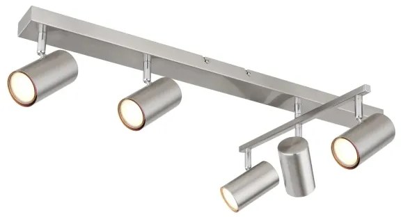 Globo 57911-5 - Bodové svietidlo ROBBY 5xGU10/35W/230V matný chróm