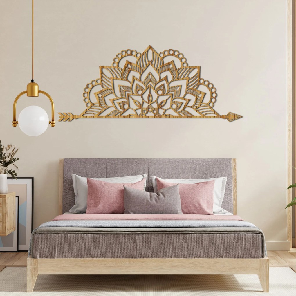 SENTOP | Mandala na stenu -  Moderná drevená dekorácia v boho štýle | SENTOP HDF0492