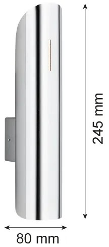 Argon 1038 - Nástenné svietidlo AKRON 2xG9/5W/230V