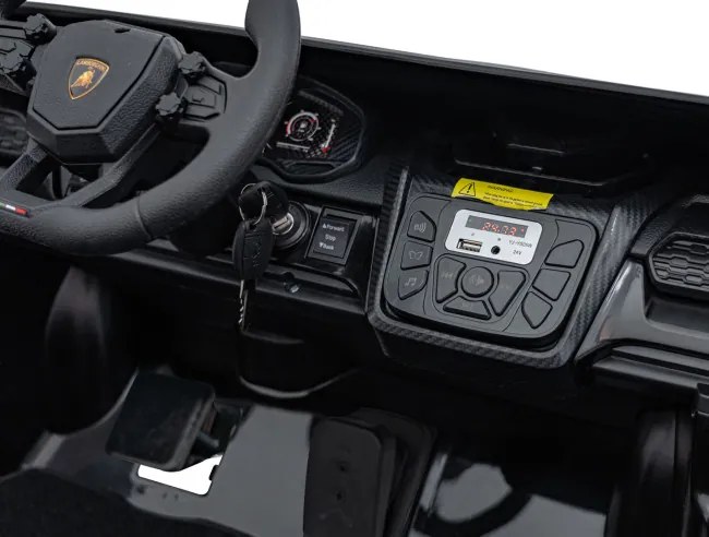 Elektrické autíčko Lamborghini Revuelto XL STRONG čierne