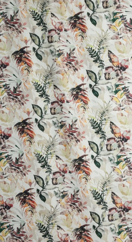 ZÁHRADNÝ VODEODOLNÝ ZÁVES NA PÚTKACH GARDEN 155X240 CM KVETY