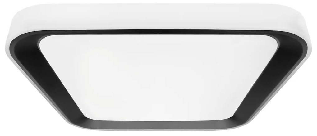 Stropné LED svietidlo Quadro, 1x LED 38w, 3000-6000k, b, s ovládačom