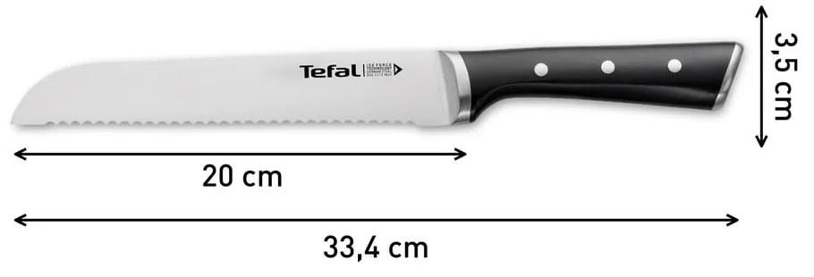 Nôž z nehrdzavejúcej ocele Ice Force - Tefal