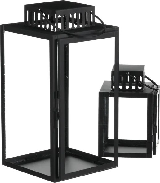 Set dvoch lampášov čierny JS462 BK (2 ks)