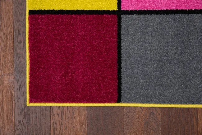 Detský koberec Funky Top Kuku žltý