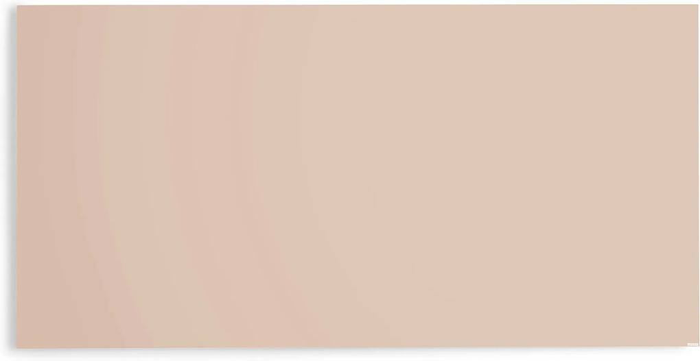 Sklenená magnetická tabuľa Stella, 2000x1000 mm, pastelová ružová