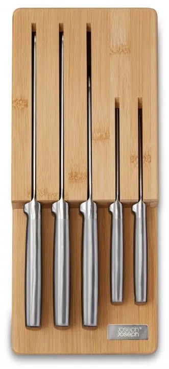 Súprava nožov so zásuvkovým organizérom Joseph Joseph 10563, Elevate Bamboo