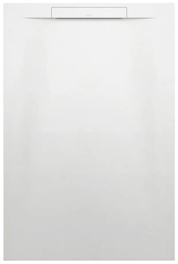 LAUFEN Pro S obdĺžniková sprchová vanička z materiálu Marbond, lineárny odtok na kratšej strane, 1200 x 800 x 30 mm, biela matná, H2101820000001
