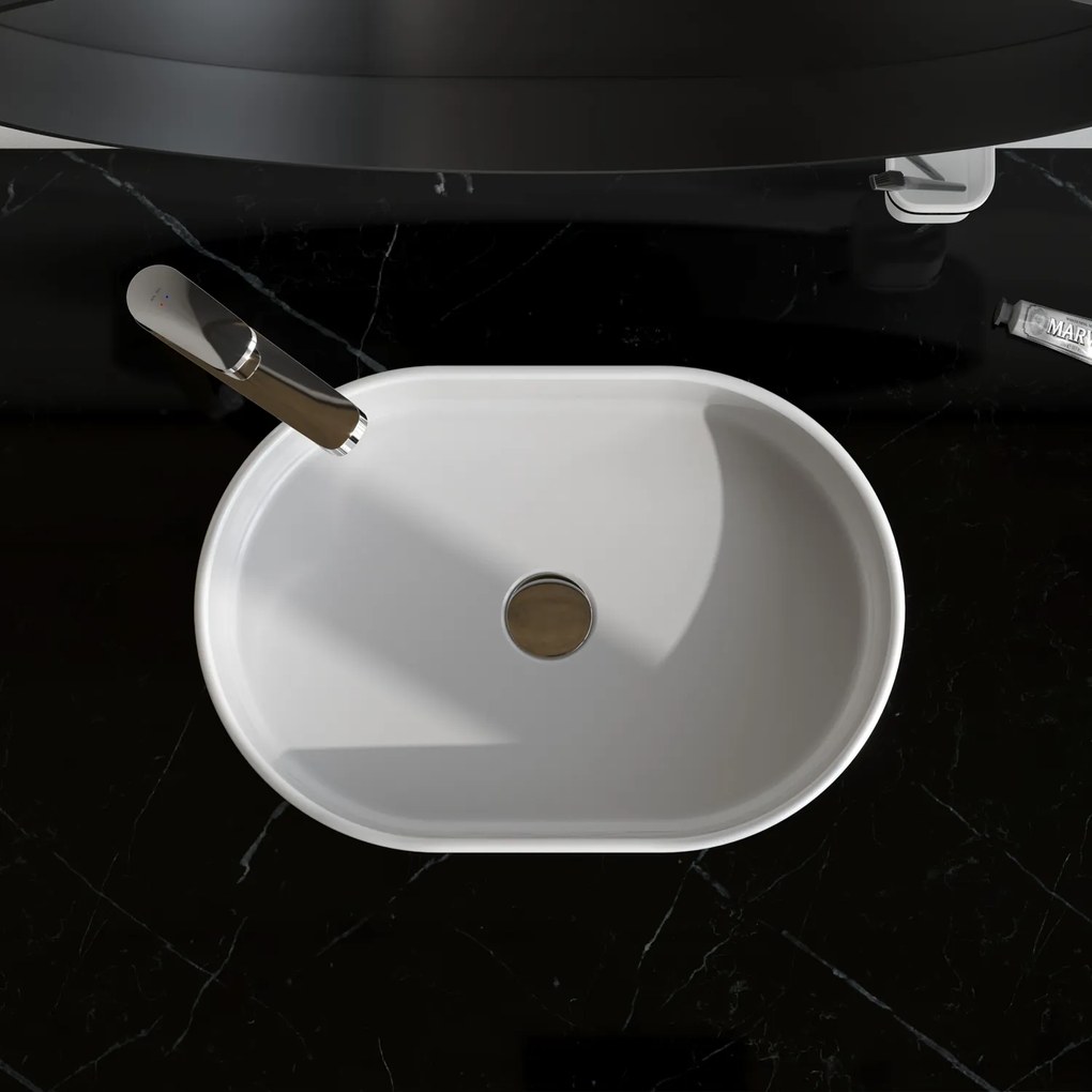 Pultové umývadlo AM.PM Func MFAWCC20500WG biele lesklé