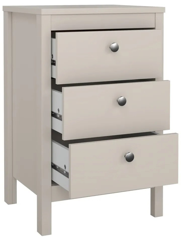 Sivobéžový nočný stolík Madrid – Tvilum