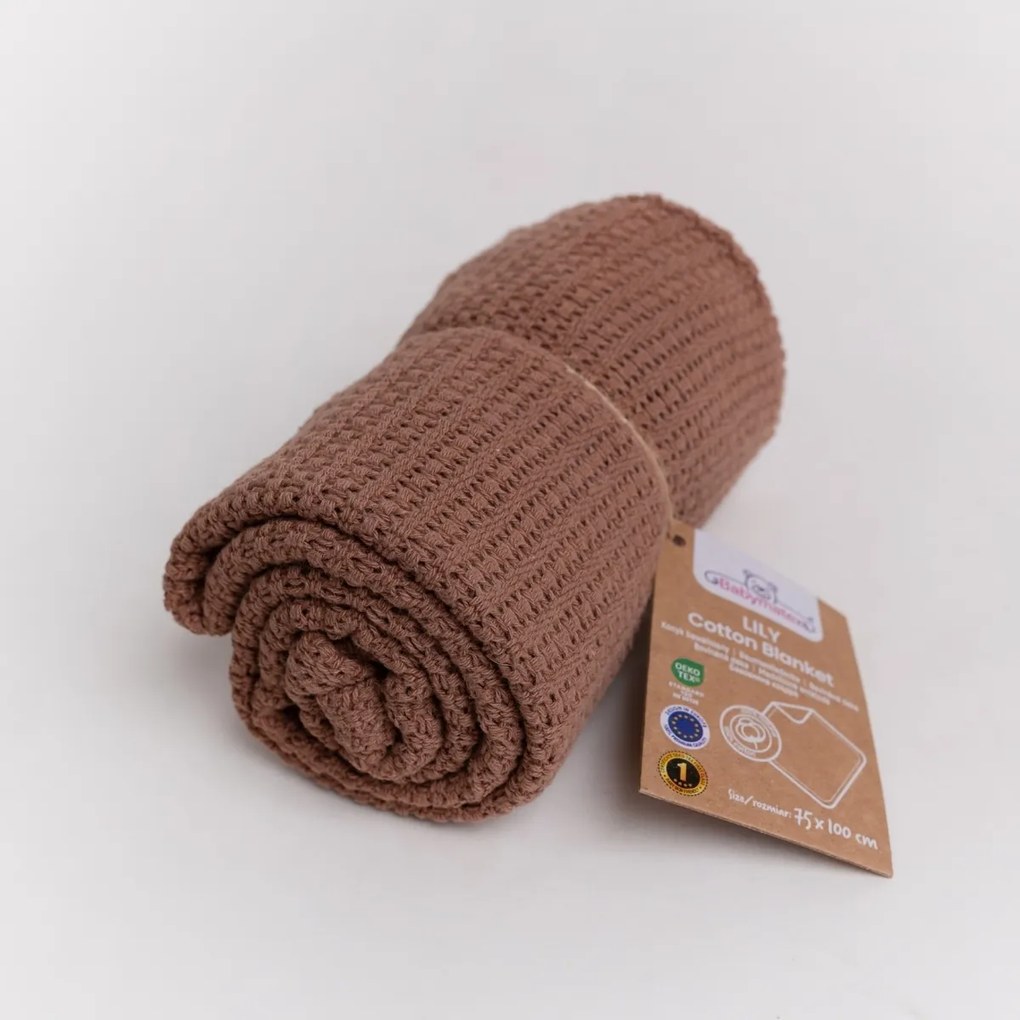 Babymatex Detská deka Lili mokka, 75 x 100 cm