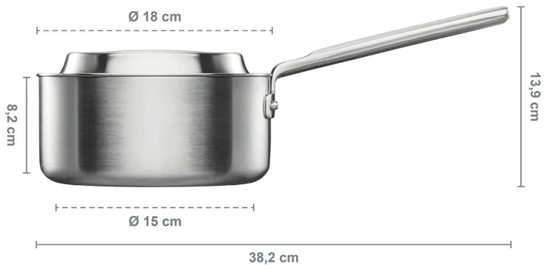 Nerezový hrniec Norden Steel 1,8l