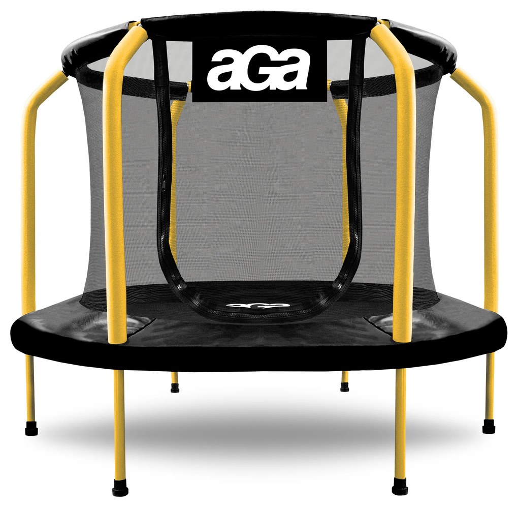 Aga Detská trampolína 150 cm Čierno-žltá