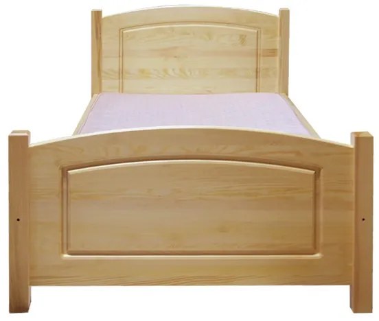 Klasická posteľ - POS04: Orech 100cm