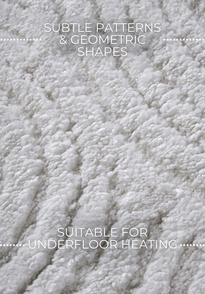 Kusový koberec Gallery 106092 Cream z kolekcie Elle, 80x120, biela, obývacia izba, ELLE Decoration