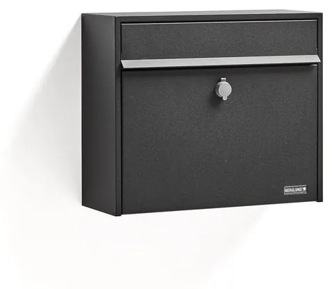 Poštová schránka GAZETTE, 320x380x140 mm, čierna